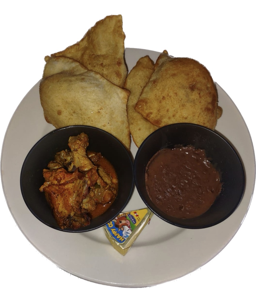 Fryjack beans chicken 